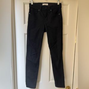 Black Madewell denim jeans, size 25. 9 inch high rise. Like new.
